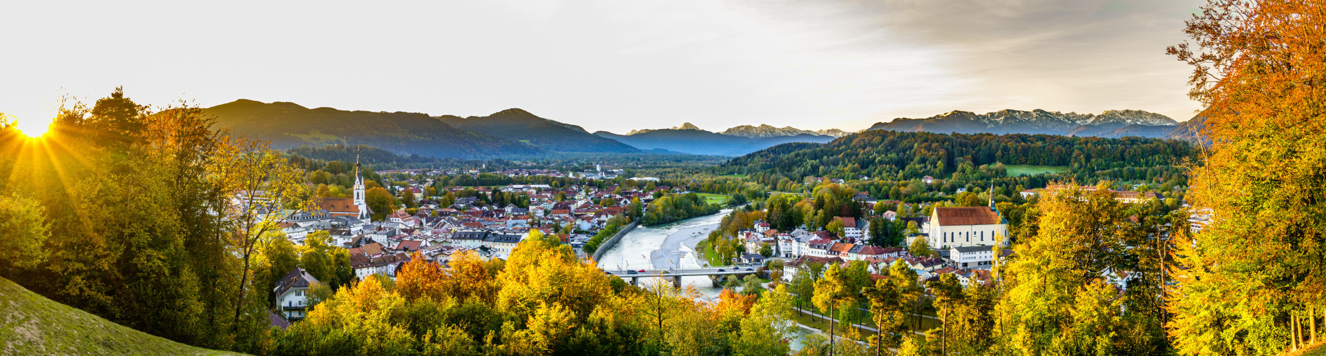 Goldener Herbst in Bad Tölz